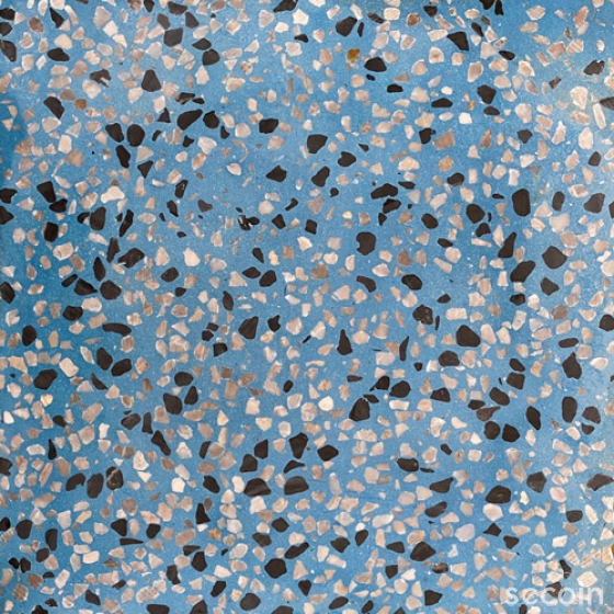 Terrazzo ID-30 Xanh dương đậm